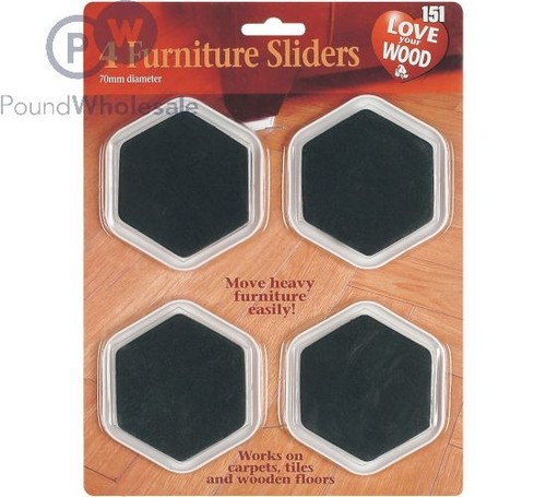 Furniture sliders for - 4x,