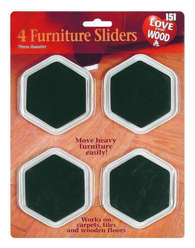 4pc furniture sliders - sliders, for